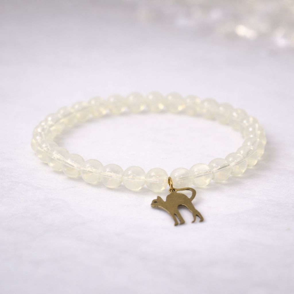 Bransoletka kotek z opalitem