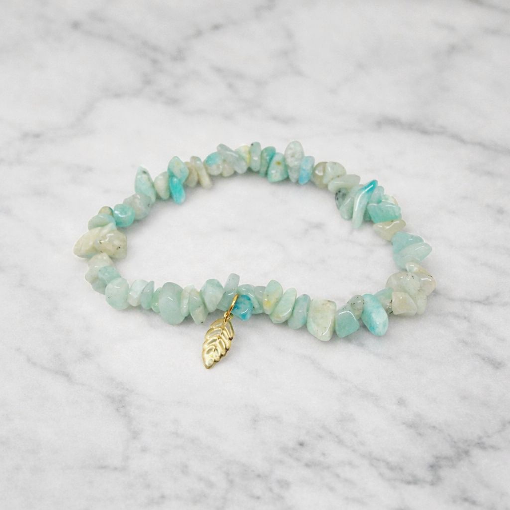 Bransoletka z amazonitami