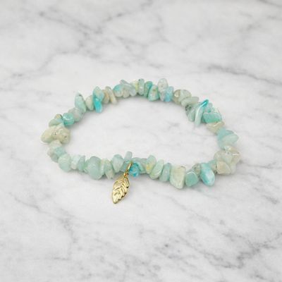 Bransoletka z amazonitami