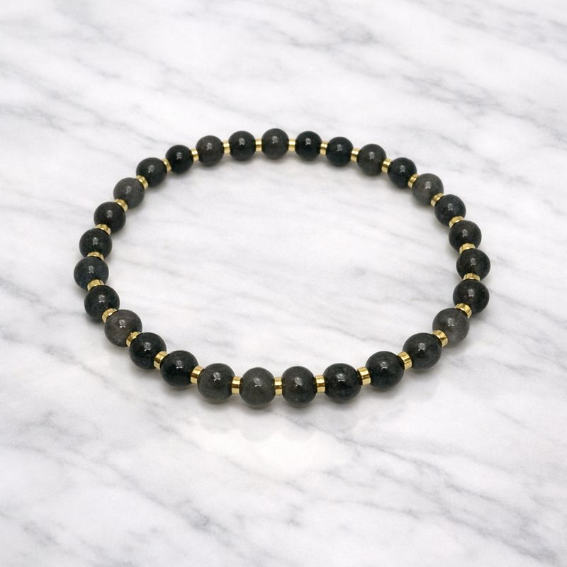 Bransoletka agat i hematyt