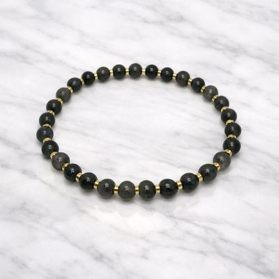 Bransoletka agat i hematyt