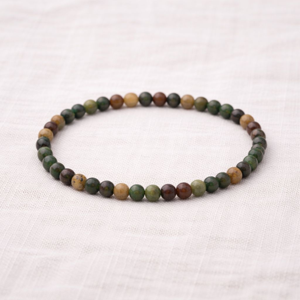 Bransoletka z agatami indyjskimi