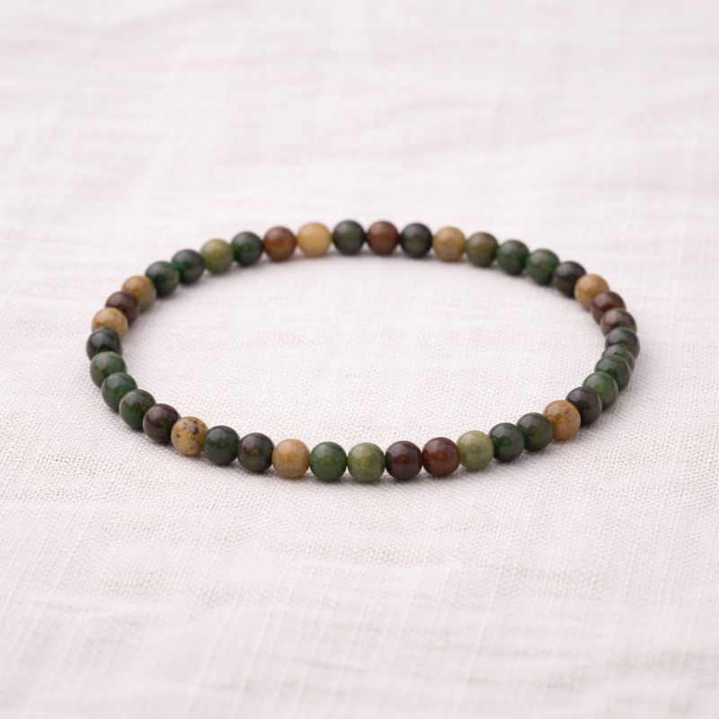 Bransoletka z agatami indyjskimi