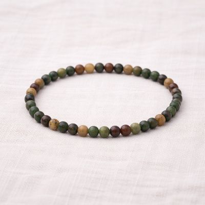 Bransoletka z agatami indyjskimi