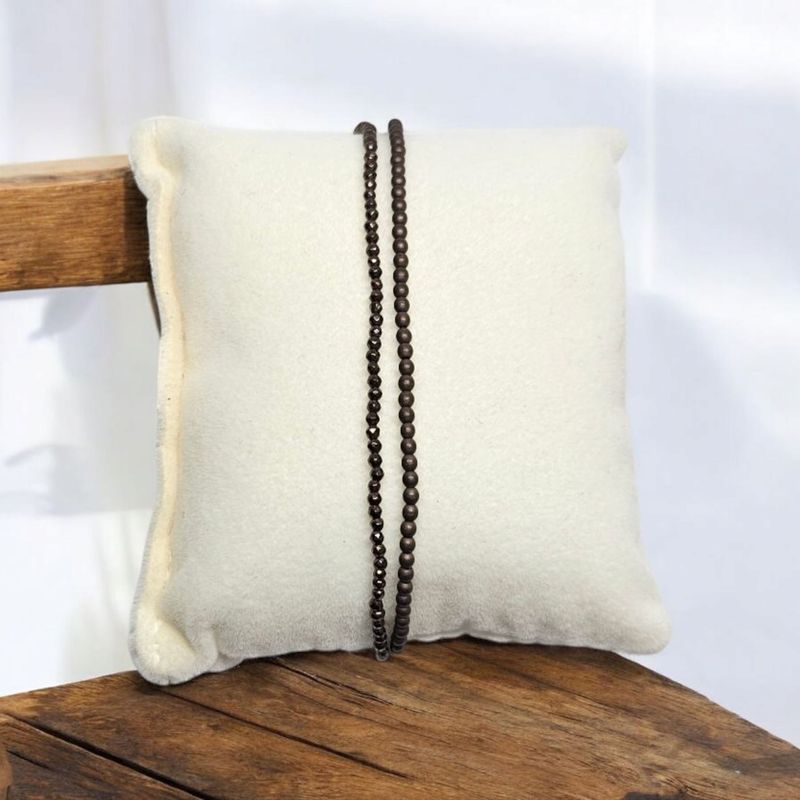 Zestaw 2 bransoletek hematyt