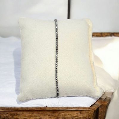 Bransoletka ze srebrnego hematytu