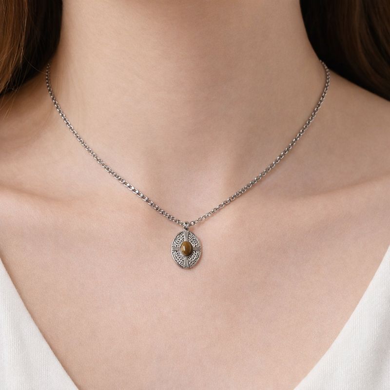 Naszyjnik z tygrysim okiem