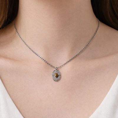 Naszyjnik z tygrysim okiem