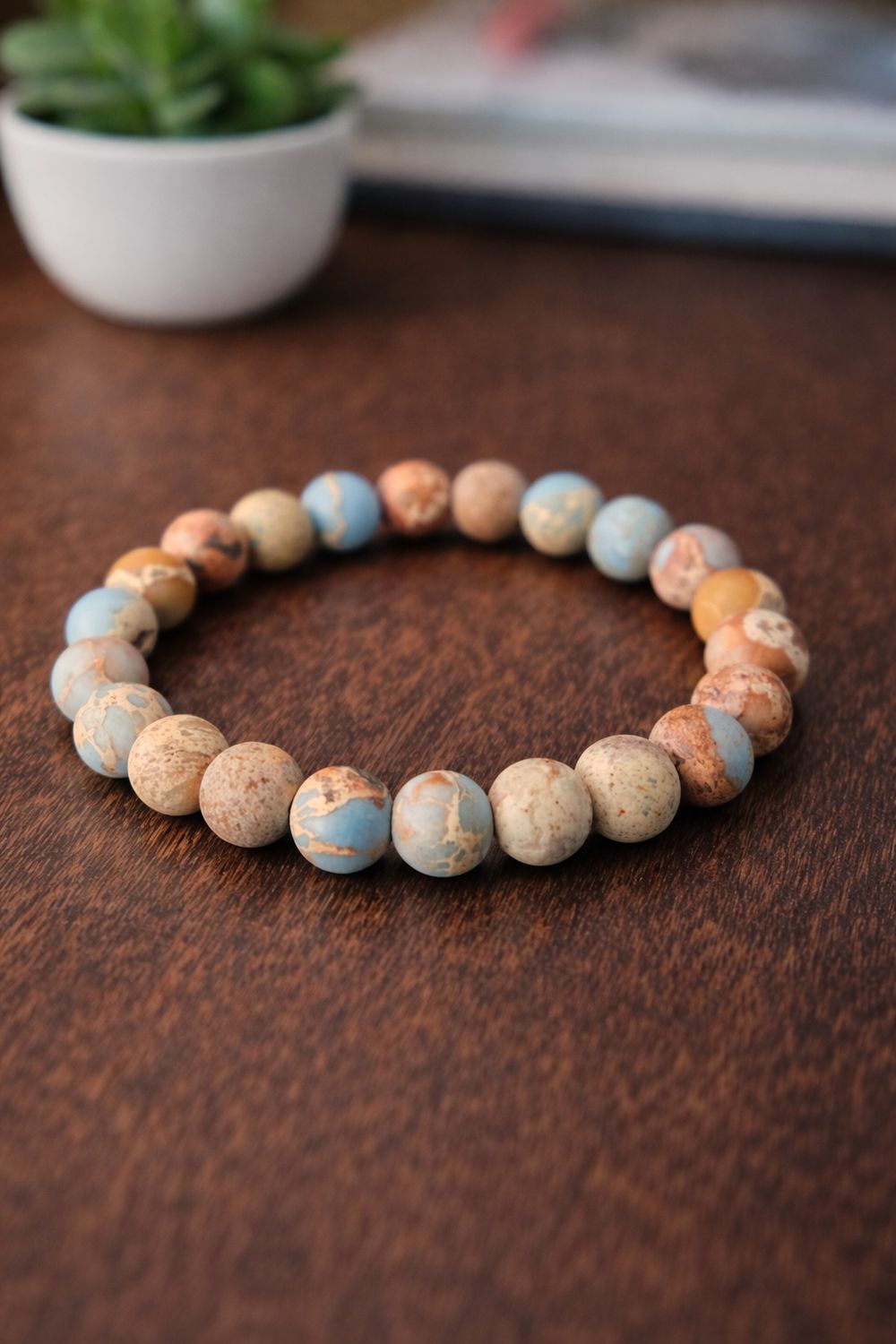 Bransoletka z jaspisu cesarskiego