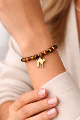 Bransoletka tygrysie oko z kotem