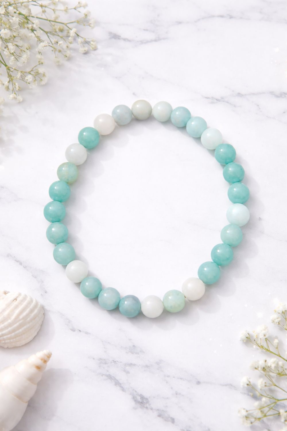 Bransoletka kulka z amazonitem