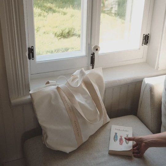 Tote bag Dans le sac Zip creme