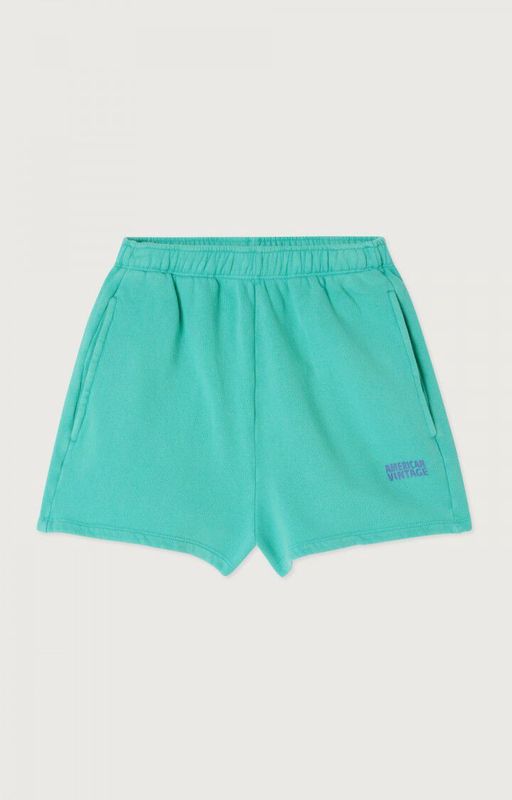 short American vintage 100% cotton, Colour: vert aqua, Size: small