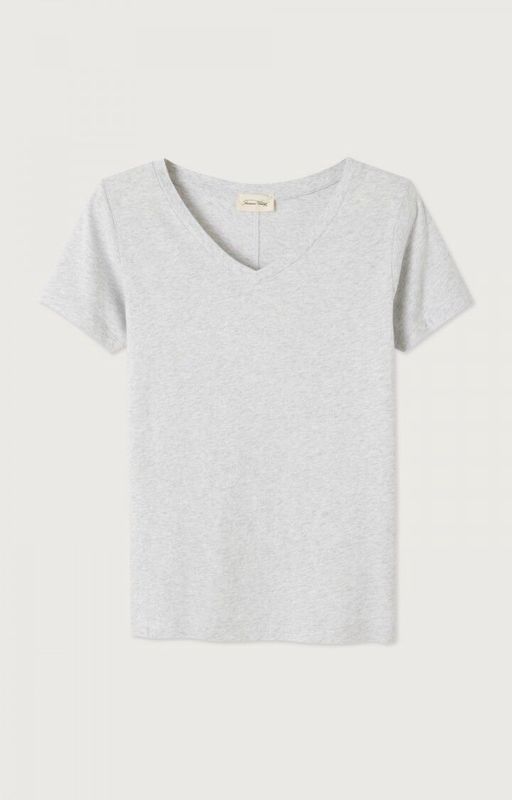 T-shirt American Vintage col v Gam