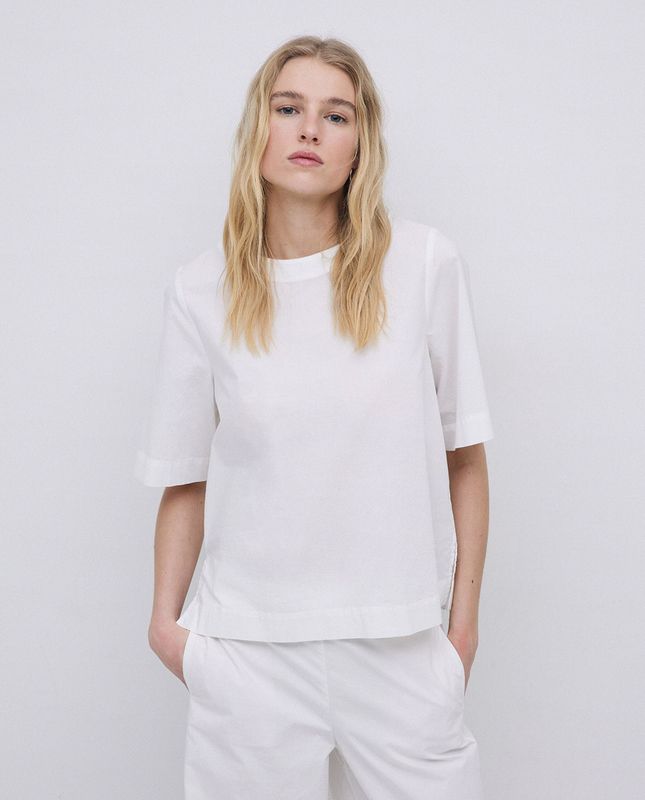 blouse Yerse blanc manche