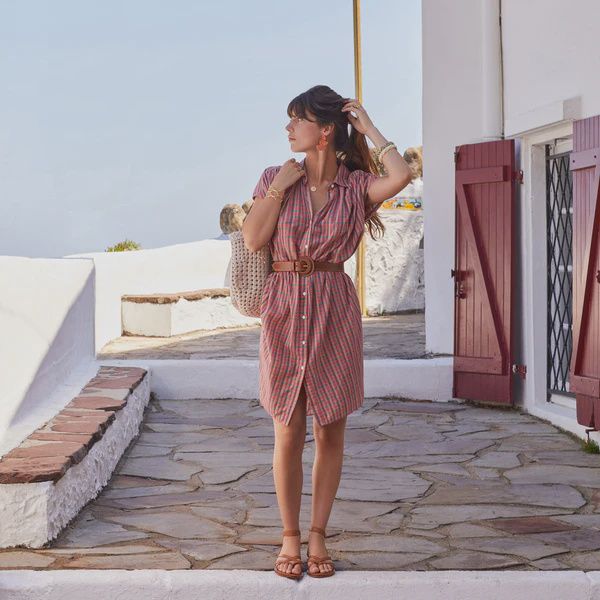robe nillala Feeka nectarine/menthe
