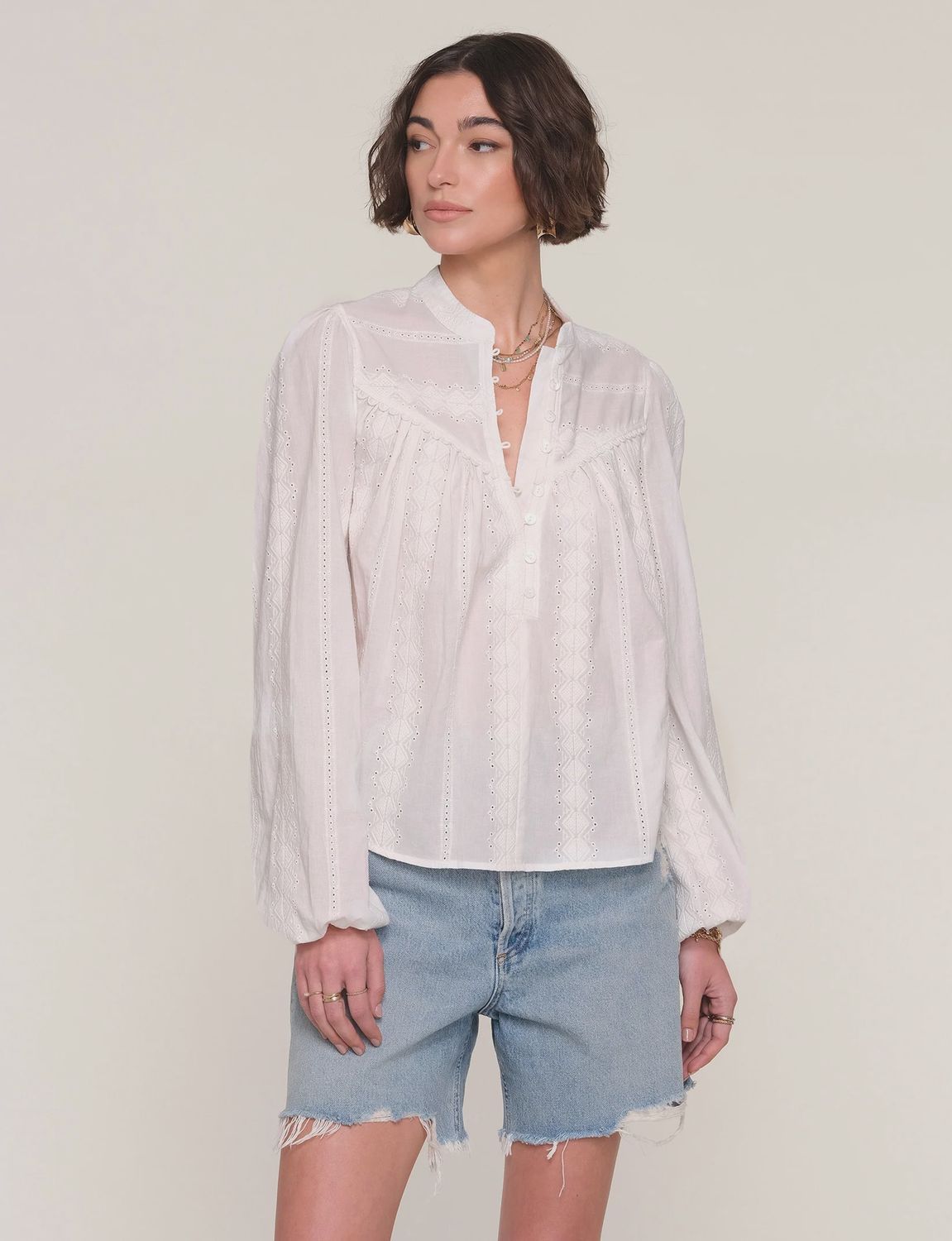 Blouse Heartloom Dorsa offwhite