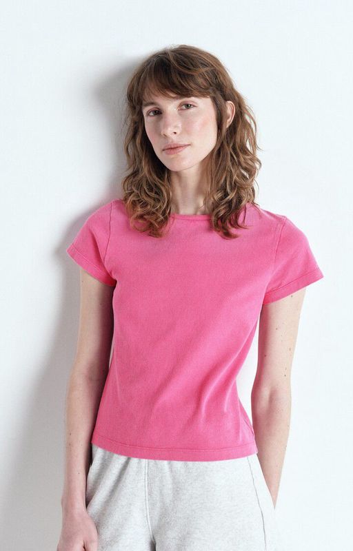 t-shirt American vintage afo col bateau framboisier