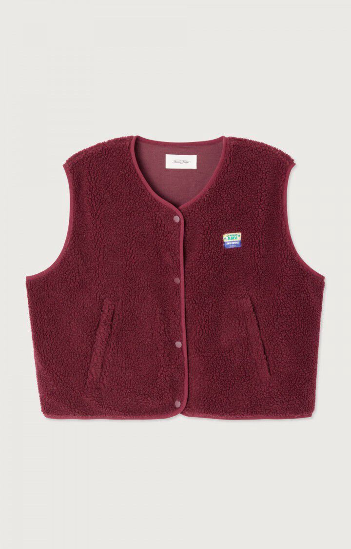 veste American vintage bordeaux pol