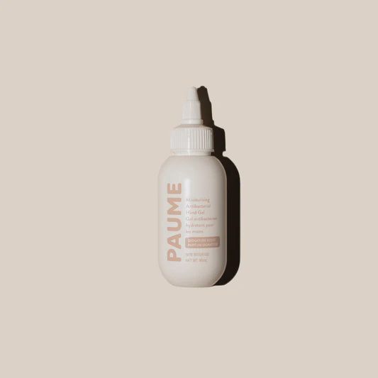 bouteille gel antibacterien PAUME hydratant mains