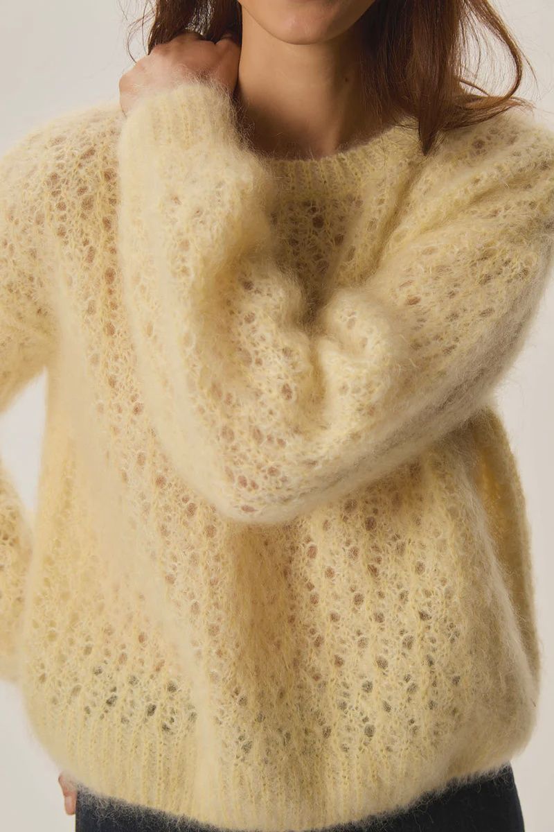 Chandail Des petits hauts chimon, Size: t0, Colour: paille