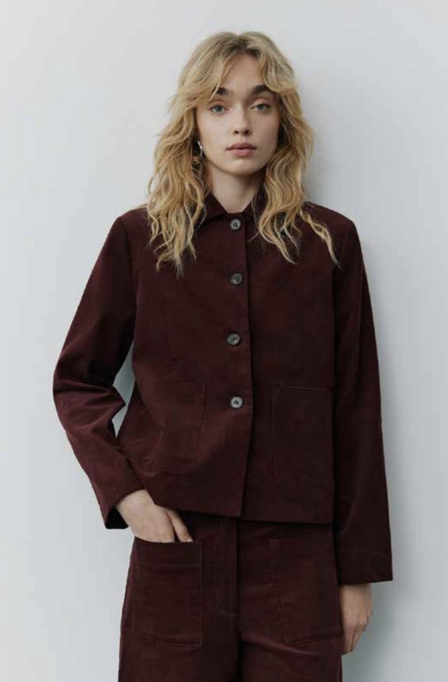 Veste sofie schnoor zubi plum