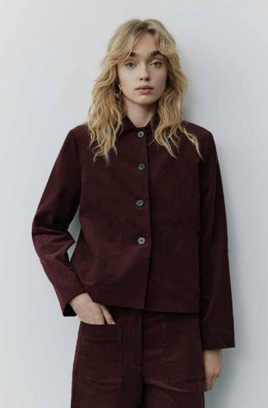 Veste sofie schnoor zubi plum