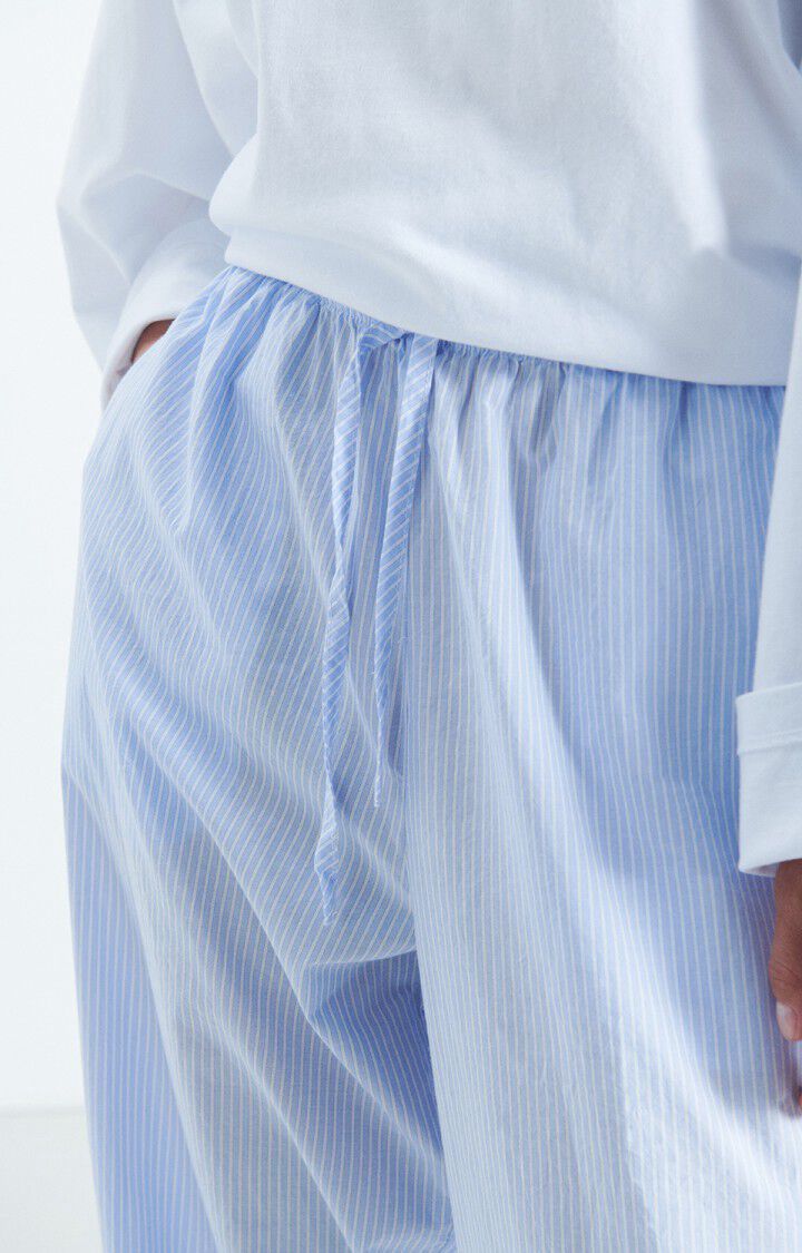 pantalon American vintage rayures bleu