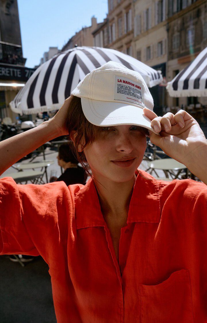 casquette American vintage ecru