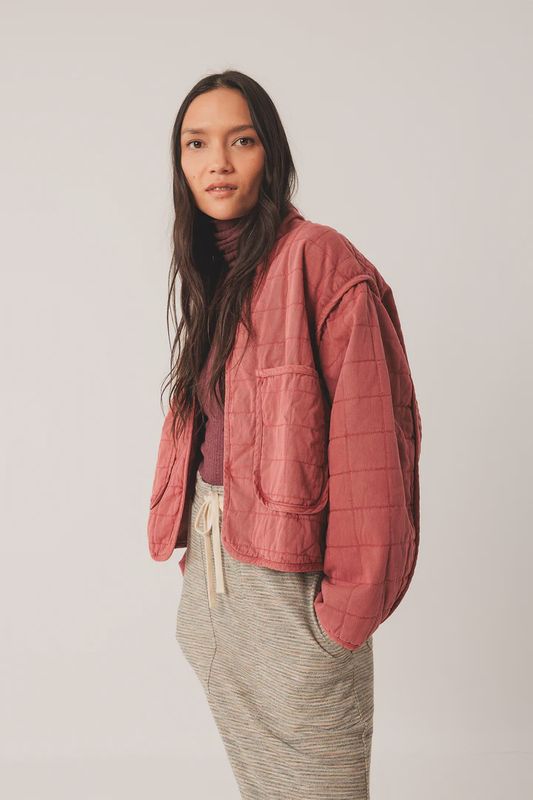 Veste Indi and cold cazadora framboise