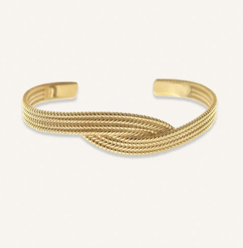 bracelet Feeka jonc stan or