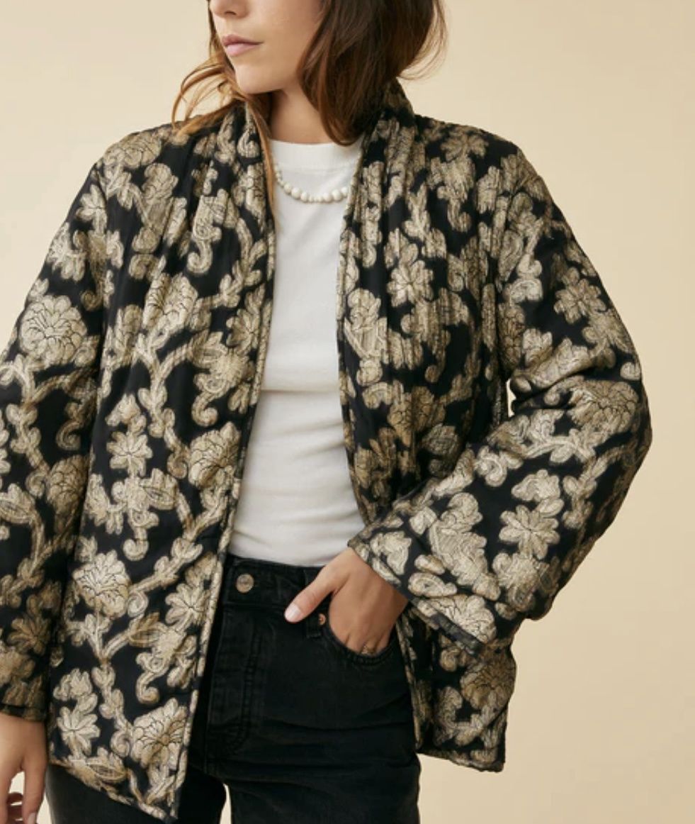 veste Feeka mirtha  noir/doré