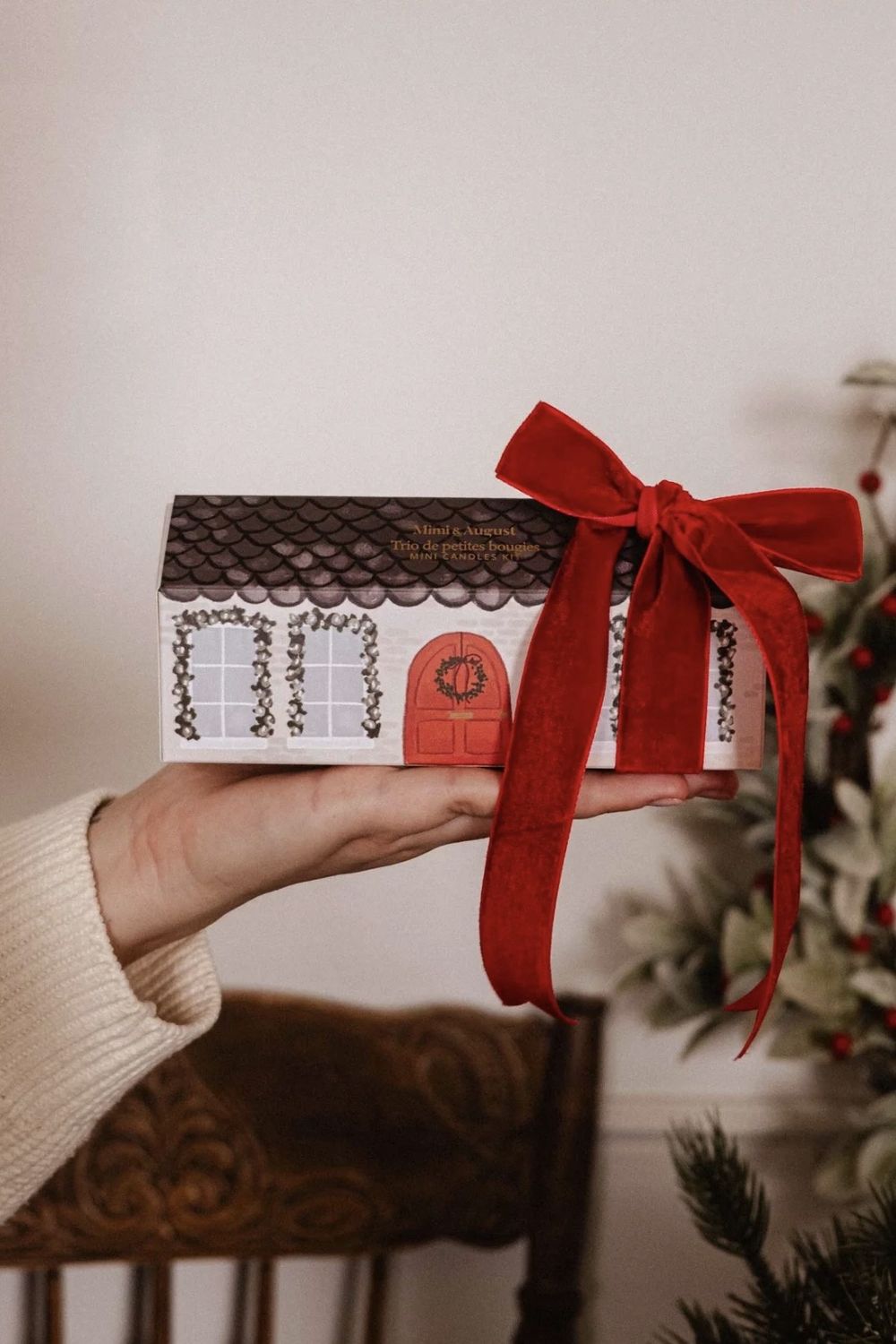 boite trio bougie Mimi and August Noel