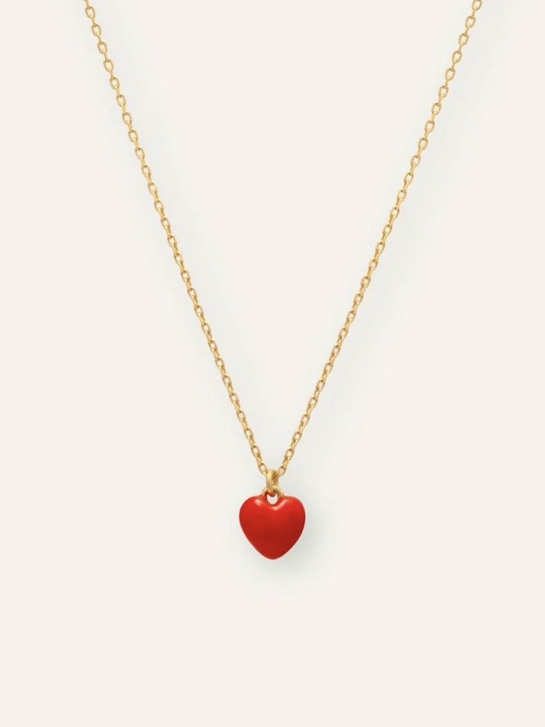 collier Feeka cuore carmine