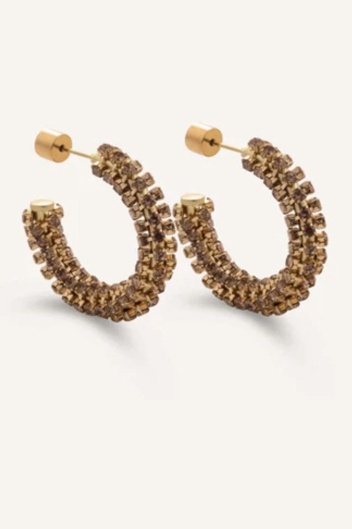 boucle oreille Feeka lexye champagne