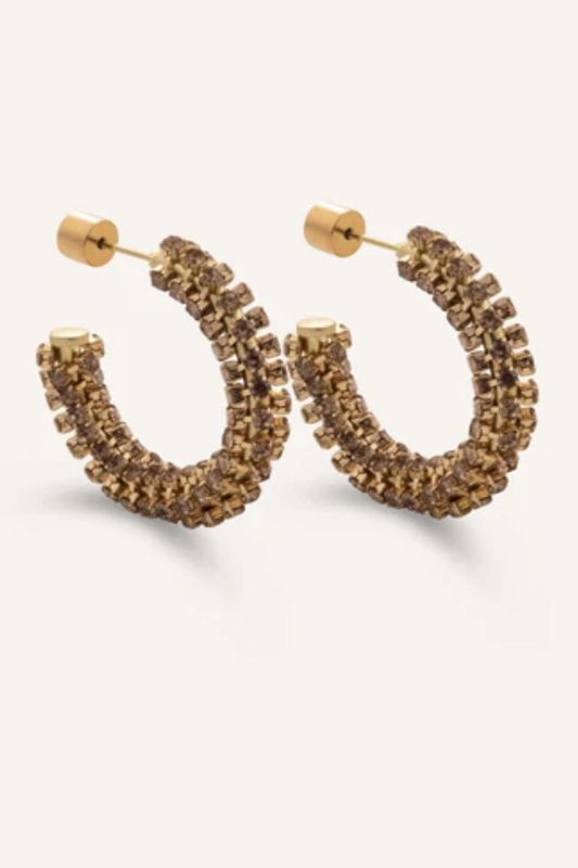 boucle oreille Feeka lexye champagne