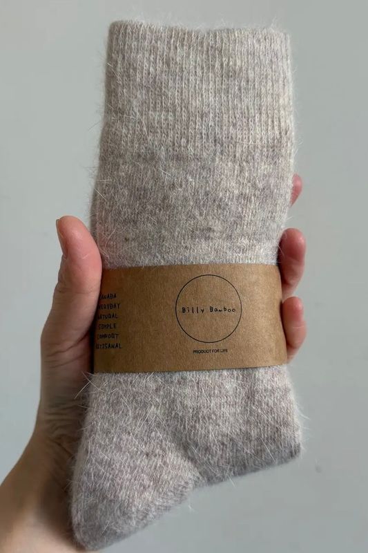 Chaussettes angora moelleuses Billy Bamboo