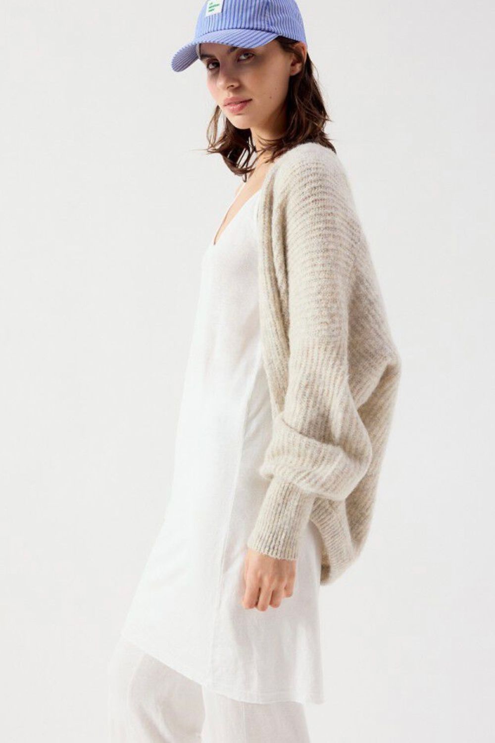 gilet American vintage East poudreuse chiné