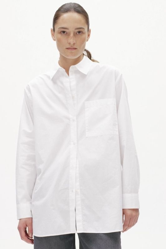 blouse Armedangels maalgaa blanche