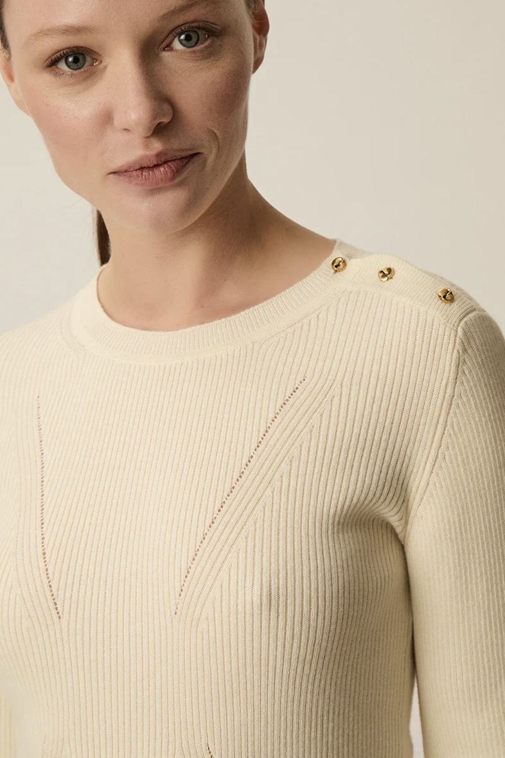 Pull  Des petits hauts Andy creme