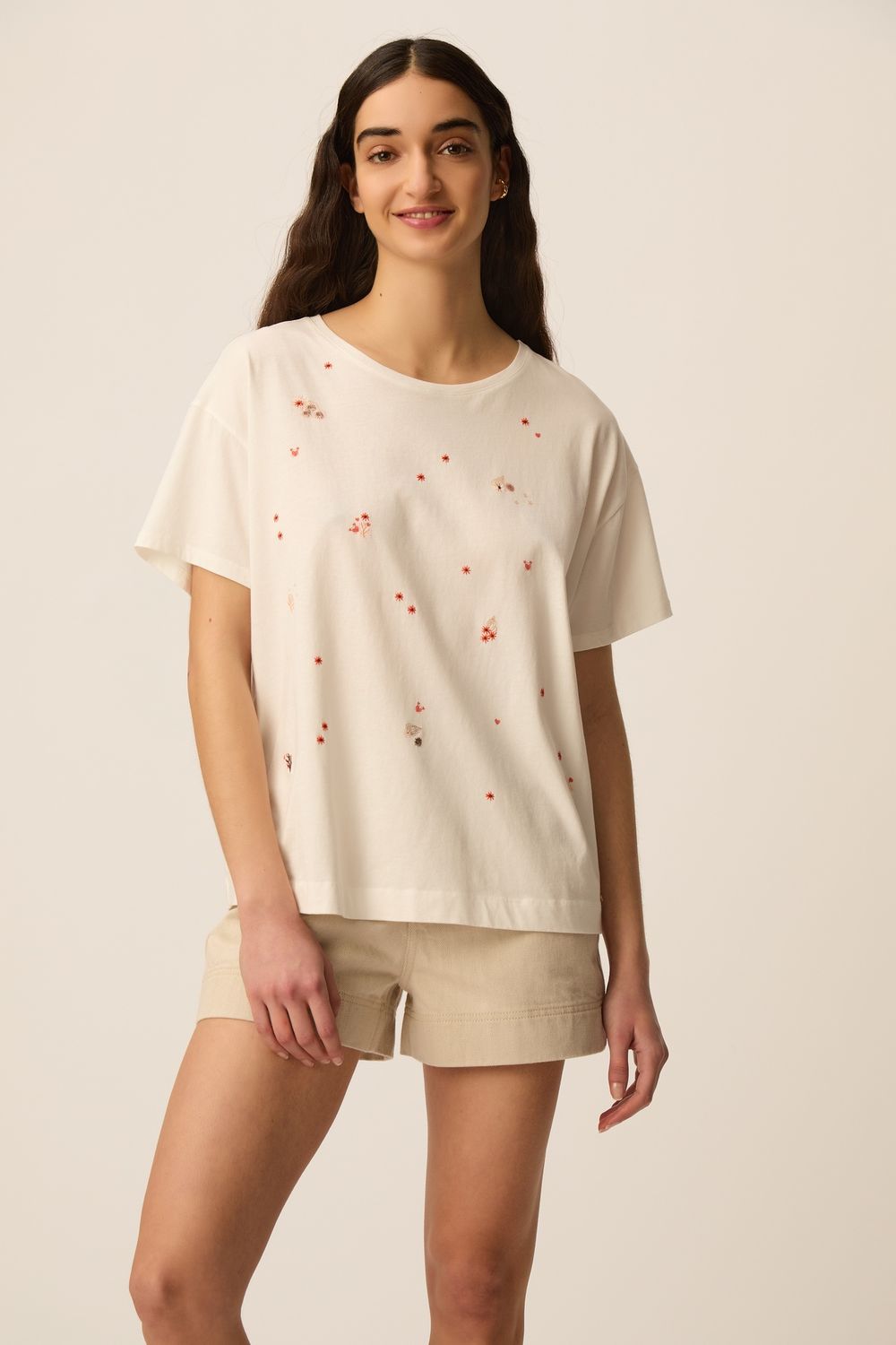 t-shirt Des petits hauts ilia ecru