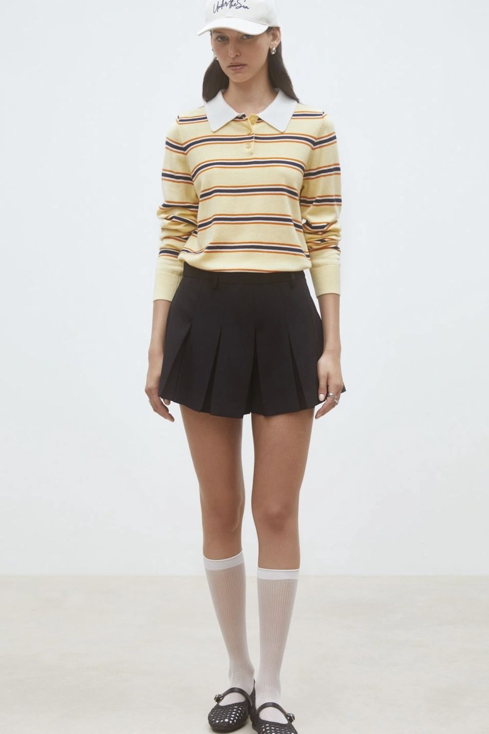 pull Suncoo presto jaune rayure