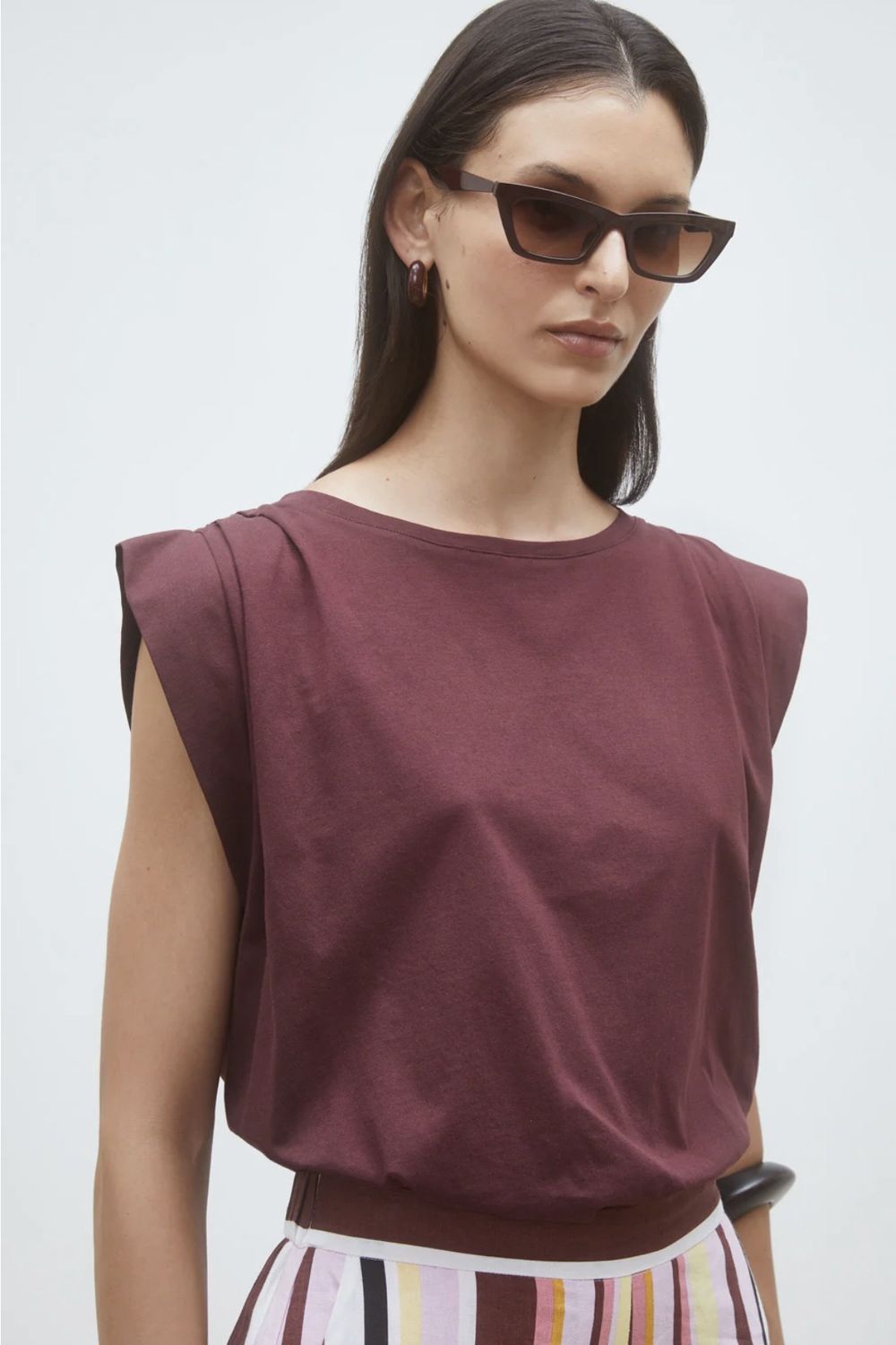 T-shirt Suncoo marcha, Colour: prune, Size: 2