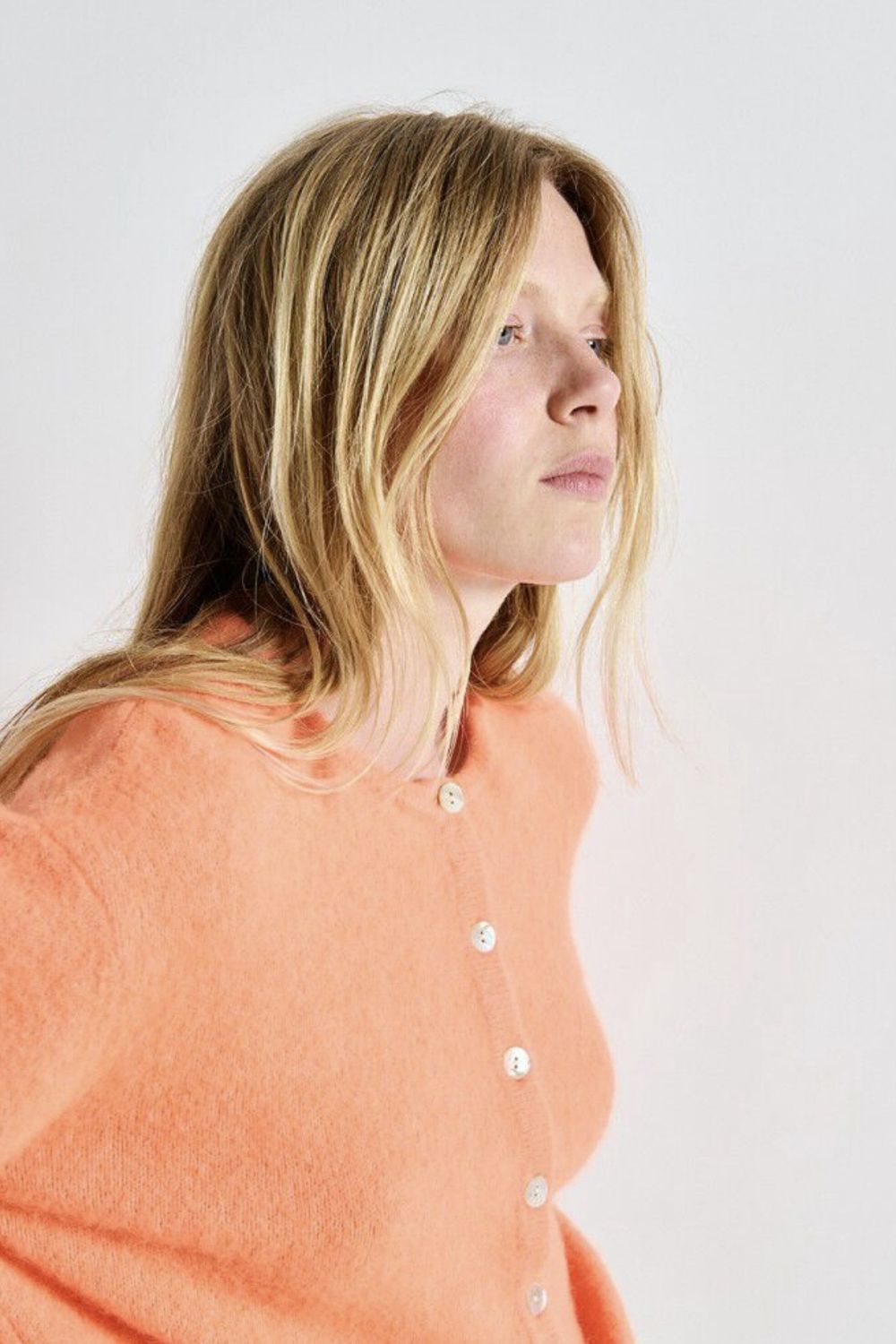 cardigan Vito American vintage carotte fluo