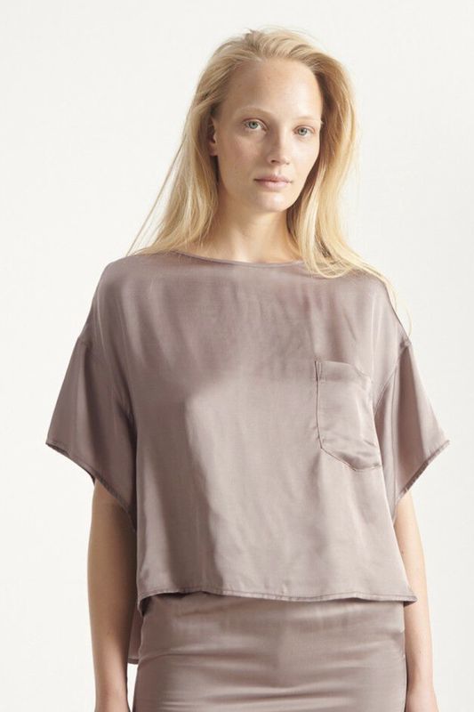 blouse American vintage Bovalow tourterelle