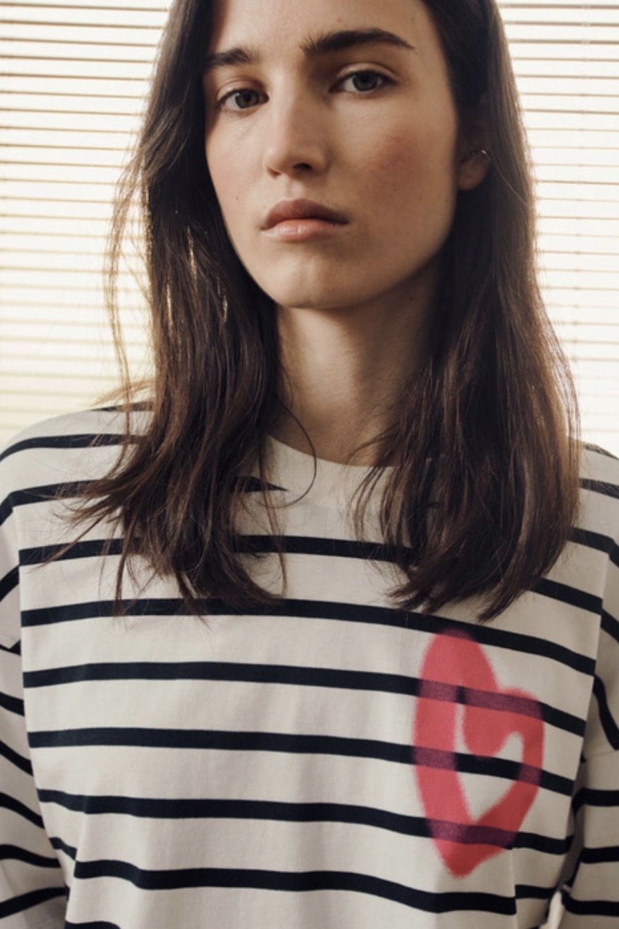 T-shirt Des petits hauts Jonna coeur gum