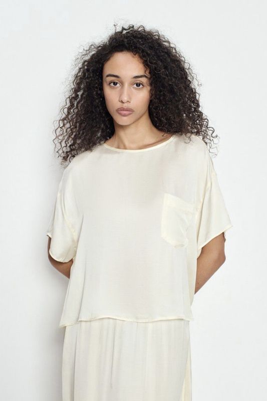 blouse american vintage Bovalow ecru