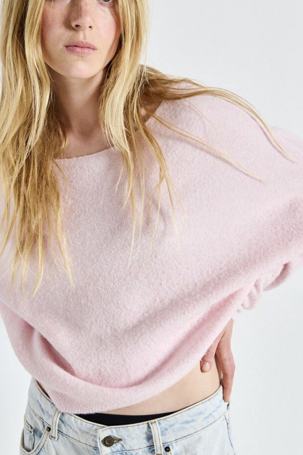 pull American vintage DAM dragée chiné