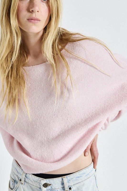 pull American vintage DAM dragée chiné