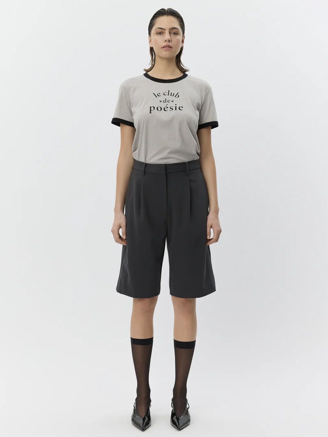 bermuda Sofie SCHNOOR suitting gris foncé